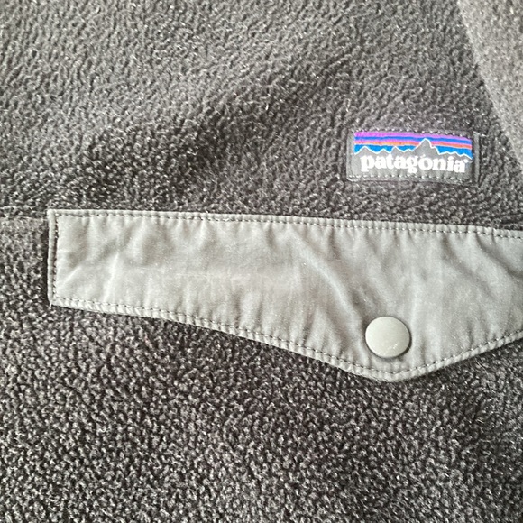 Men’s Patagonia Synchilla Black Sherpa Size XL Comfy Pullover - Picture 6 of 7